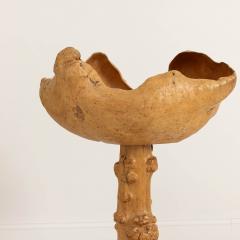 Large Mid Century Swedish Birch and Pine Root Bowl Tazza on Base - 3693009