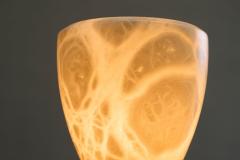 Large Mid Century Table Lamp in Alabaster Spain 1970s - 4394553