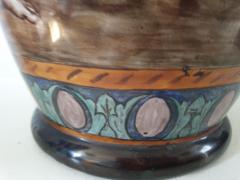 Large Mid Century painted Swedish vase - 3793159