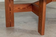 Large MidC English Pine Refectory Table Desk - 3363305