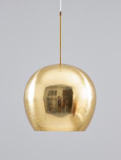 Large Midcentury Scandinavian Pendant in Brass - 1247474