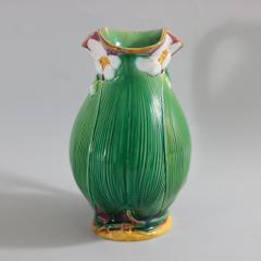 Large Minton Majolica Lily Jug Pitcher - 2174310