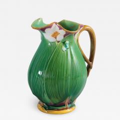 Large Minton Majolica Lily Jug Pitcher - 2176813