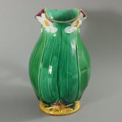 Large Minton Majolica Lily Jug Pitcher - 2727947