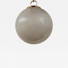 Large Modern Italian Swirl Globe Ceiling Fixture 1960ca - 4590461