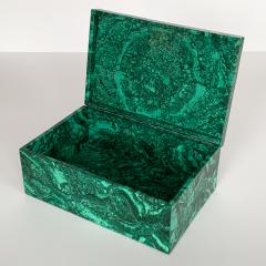 Large Modern Malachite Stone Jewelry Box - 1166336