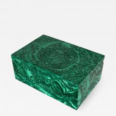 Large Modern Malachite Stone Jewelry Box - 1167177