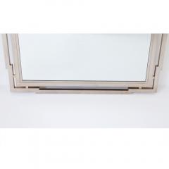 Large Modernist Nickel Mirror - 1538209