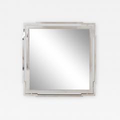 Large Modernist Nickel Mirror - 1538763