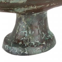 Large Modernist Patinated Bronze Hanukkah Menorah by Daniel Kafri - 4622174