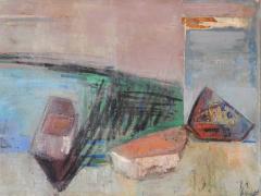 Large Modernist Seascape - 4535141