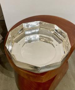 Large Modernist hand hammered center bowl  - 3581925
