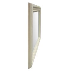 Large Molding Mirror in Ivory Lacquer 1970s - 712645