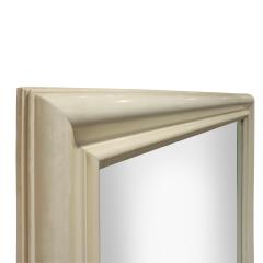 Large Molding Mirror in Ivory Lacquer 1970s - 712647