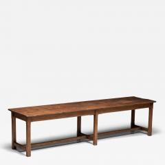 Large Monastic Console Table in Solid Oak France Mid 20th Century - 4607022