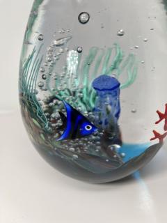 Large Murano Glass Aquarium with octopus - 3241968