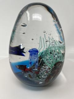 Large Murano Glass Aquarium with octopus - 3241969