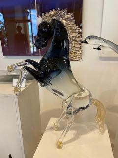 Large Murano Glass Horse by Zanetti - 3814259