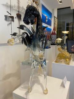 Large Murano Glass Horse by Zanetti - 3814261