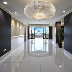 Large Murano Glass Leaves Modern Flushmount or Ceiling Light - 4625289