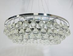 Large Murano Glass Nickel Frame Chandelier - 4202702