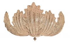 Large Murano Graniglia Glass Flush Mounts - 4618467