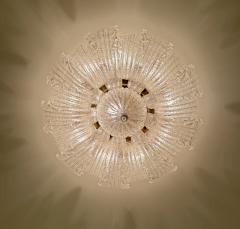 Large Murano Graniglia Glass Flush Mounts - 4618470