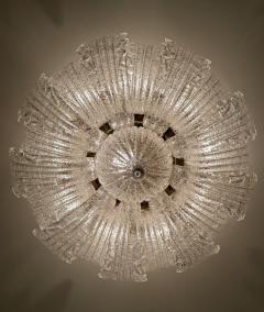 Large Murano Graniglia Glass Flush Mounts - 4618471