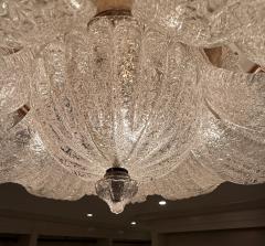 Large Murano Graniglia Glass Flush Mounts - 4618474