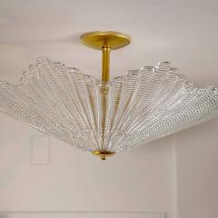 Large Murano Star Shaped Ceiling Fixture - 134874