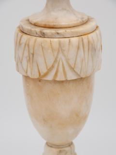 Large Neocolassical Urn Alabaster Lamp - 1841560