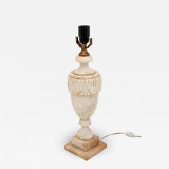 Large Neocolassical Urn Alabaster Lamp - 1842511