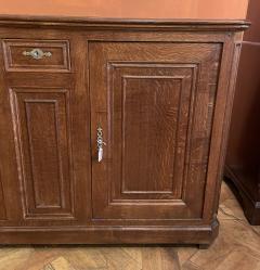 Large Oak Buffet With Two Doors 19th Century - 3888984