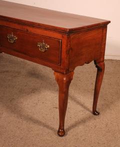 Large Oak Console Or Dresser Base With Three Drawers 18th Century - 3888887