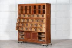 Large Oak Haberdashery Cabinet - 2793024