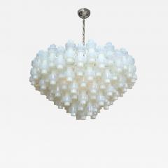 Large Opalescent Murano Glass Chandelier - 2921157