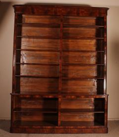 Large Open Bookcase In Mahogany From The 19th Century - 2744787