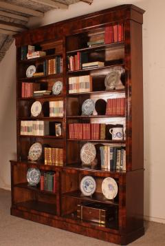 Large Open Bookcase In Mahogany From The 19th Century - 2744788