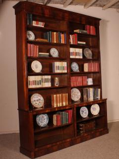 Large Open Bookcase In Mahogany From The 19th Century - 2744792