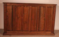 Large Open Bookcase In Walnut And Inlays From The 19th Century - 3390231
