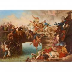 Large Orientalist musical picture clock after Krafft - 3961314