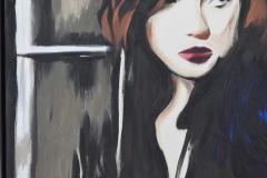 Large Original Painting on Canvas Nicole Morrow The Pianist  - 1251699