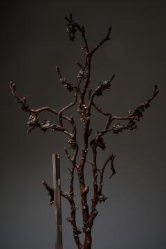 Large Ornate Cast Iron Hallway Tree with Hunting Motif 1920s - 4508469