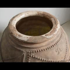 Large Outdoor Italian Terra Cotta Urn or Jar Dated 1864 - 2036181