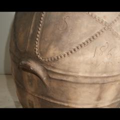 Large Outdoor Italian Terra Cotta Urn or Jar Dated 1864 - 2036182