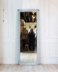 Large Painted Napoleon III Mirror - 4698984