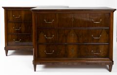 Large Pair 19th Century Italian Walnut Chest Of Drawers - 4333966