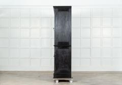 Large Pair 19thC English Grain Ebonised Pine Bookcases - 3501464