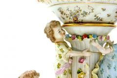 Large Pair German Porcelain Decorative Pieces - 2715055