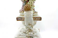 Large Pair German Porcelain Decorative Pieces - 2715067